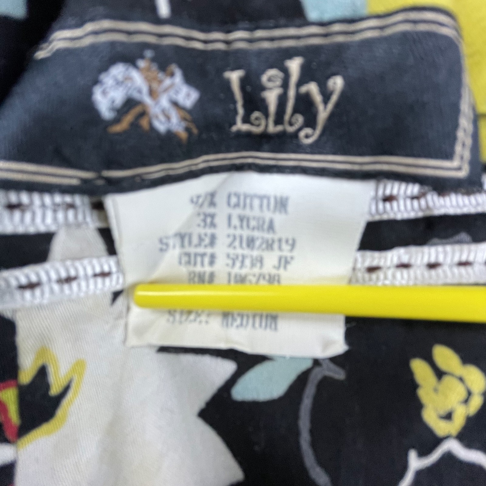 Vintage Lily Skirt Womens Medium Dark Hippie Y2k Indie Sleaze Festival 60s Mod — image 5 of 5